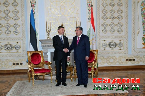 Э.Рахмон ва А. Ансип