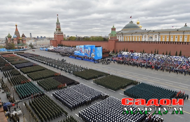 Военный парад в честь 76-й годовщины Победы