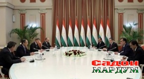 Суҳбати Сарвари давлат Эмомалӣ Раҳмон бо Сергей Лавров