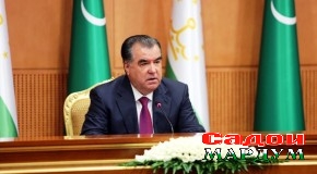 Изҳороти Президенти Ҷумҳурии Тоҷикистон Эмомалӣ Раҳмон барои матбуот аз рӯи натиҷаи гуфтушунид бо Президенти Туркманистон Гурбонгули Бердимуҳаммадов