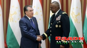 Мулоқоти Эмомалӣ Раҳмон бо генерал Ллойд Остин III