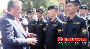 Ифтитоҳи хобгоҳи Муассисаи давлатии таълимии Коллеҷи милитсия дар шаҳри Кӯлоб