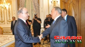 Суҳбати Шукурҷон Зуҳуров  бо Президенти Қазоқистон