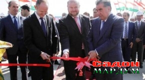 Ифтитоҳи зеристгоҳи барқии «Ваҳдат» дар шаҳри Хуҷанд