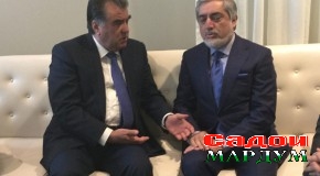 Мулоқоти Президенти Ҷумҳурии Тоҷикистон Эмомалӣ Раҳмон бо доктор Абдуллоҳ Абдуллоҳ