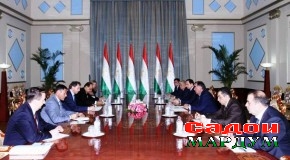 Мулоқоти Президенти Ҷумҳурии Тоҷикистон Эмомалӣ Раҳмон бо ноиби президенти Бонки Умумиҷаҳонӣ Сирил Мюллер
