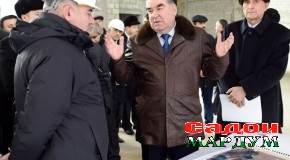Шиносоӣ бо рафти корҳои сохтмонӣ дар Масҷиди марказии ҷомеи шаҳри Душанбе