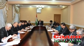 Дар Шӯрои Маҷлиси намояндагони Маҷлиси Олии Ҷумҳурии Тоҷикистон