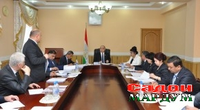 Дар Шӯрои Маҷлиси намояндагони Маҷлиси Олии Ҷумҳурии Тоҷикистон