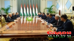 Мулоқоти Эмомалӣ Раҳмон бо ҳайати Шӯрои директорони иҷроияи Бонки Аврупоии Таҷдид ва Рушд