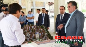 Шиносоӣ бо рафти корҳои сохтмонӣ дар Бӯстонсарои беруназшаҳрии Ҳукумати Ҷумҳурии Тоҷикистон