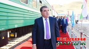 Роҳи оҳани Душанбе-Қӯрғонтеппа-Кӯлоб мавриди истифода қарор гирифт
