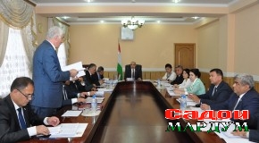 Дар Шӯрои Маҷлиси намояндагони Маҷлиси Олии Ҷумҳурии Тоҷикистон