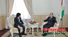 Шукурҷон Зуҳуров сафири нави Японияро ба ҳузур пазируфт