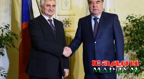 Суҳбати Эмомалӣ Раҳмон бо Милан Штех