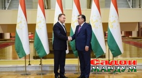 Мулоқоти Эмомалӣ Раҳмон бо Игор Шувалов