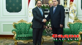 Мулоқоти Эмомалӣ Раҳмон бо Салоҳиддин Раббонӣ