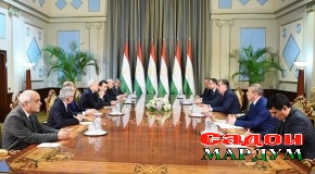 Мулоқоти Эмомалӣ Раҳмон бо Пиетро Салини