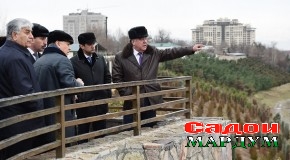 Ниҳолшинонӣ дар боғи Наврӯзгоҳи пойтахт