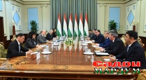 Мулоқоти Эмомалӣ Раҳмон бо Филипп Беннетт