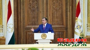 Суханронии Президенти Ҷумҳурии Тоҷикистон Эмомалӣ Раҳмон дар мулоқот бо зиёиёни мамлакат, 20 марти соли 2017, шаҳри Душанбе