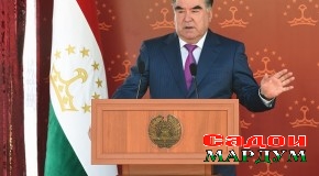 Суханронии Президенти Ҷумҳурии Тоҷикистон Эмомалӣ Раҳмон дар маросими наврӯзӣ дар боғи «Ваҳдат»-и ноҳияи Бобоҷон Ғафуров, 25 марти соли 2017