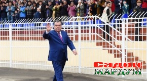 Сафари кории Эмомалӣ Раҳмон ба шаҳри Турсунзода