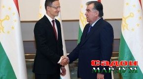 Мулоқоти Эмомалӣ Раҳмон бо Петер Сийярто