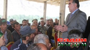 Мулоқоти Пешвои миллат бо ҷавонони Бадахшон