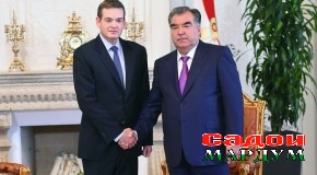 Мулоқоти Эмомалӣ Раҳмон бо Роналд Поллетт