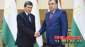 Вохӯрии Пешвои миллат Эмомалӣ Раҳмон бо Рашид Мередов