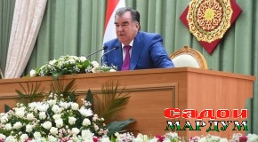 Суханронии Президенти Ҷумҳурии Тоҷикистон Эмомалӣ Раҳмон дар мулоқот бо сокинони деҳоти «Сари Хосор»-и ноҳияи Балҷувон,27 июли соли 2017