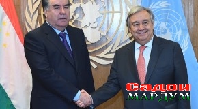 Мулоқоти Эмомалӣ Раҳмон бо Антониу Гуттериш