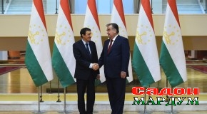 Мулоқоти Эмомалӣ Раҳмон бо Бандар Ҳамза Ҳаҷҷар