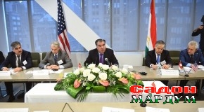 Суханронии Президенти Ҷумҳурии Тоҷикистон Эмомалӣ Раҳмон дар мулоқот бо доираи соҳибкорони Иёлоти Муттаҳидаи Амрико, 21 сентябри соли 2017