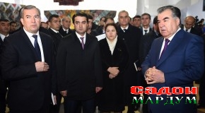 Боздиди Пешвои миллат аз Намоишгоҳи маҳсулоти саноатии «Душанбе–2017»