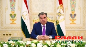 Табрикоти Президенти Ҷумҳурии Тоҷикистон, Пешвои миллат муҳтарам Эмомалӣ Раҳмон ба муносибати ҷашни Сада