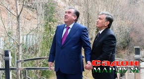 Боздиди Сарони давлатҳои Тоҷикистону Ӯзбекистон аз бӯстонсаройи «Варзоб»