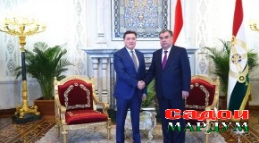 Мулоқоти Эмомалӣ Раҳмон бо Аскар Мамин