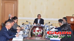 Дар Шӯрои Маҷлиси миллии Маҷлиси Олии Ҷумҳурии Тоҷикистон
