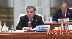 Суханронии Президенти Ҷумҳурии Тоҷикистон Эмомалӣ Раҳмон дар ҷаласаи Шӯрои сарони давлатҳои аъзои Созмони ҳамкории Шанхай дар ҳайати васеъ
