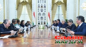 Суҳбат бо намояндагони доимии як қатор кишварҳои хориҷӣ дар назди Созмони Милали Муттаҳид