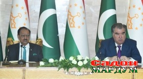 Суханронии Пешвои миллат муҳтарам Эмомалӣ Раҳмон дар нишасти матбуотӣ пас аз музокироти байнидавлатии Тоҷикистону Покистон