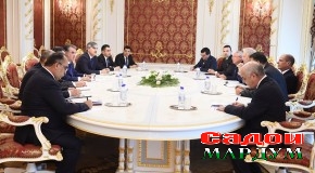 Мулоқоти Эмомалӣ Раҳмон бо Пиетро Салини