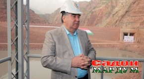 Сафари кории Пешвои миллат ба шаҳри Роғун