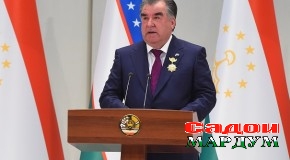 Суханронии Пешвои миллат муҳтарам Эмомалӣ Раҳмон дар барномаи ҳунарии «Шоми дӯстӣ» ба ифтихори сафари давлатии Президенти Ҷумҳурии Тоҷикистон ба Ҷумҳурии Ӯзбекистон