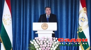 Суханронии Пешвои миллат муҳтарам Эмомалӣ Раҳмон зимни ифтитоҳи муассисаи таҳсилоти миёнаи умумии № 35-и деҳаи Шаҳристони ноҳияи Рӯдакӣ