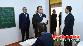 Ифтитоҳи бинои нави муассисаи таълимӣ