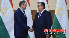 Мулоқоти Эмомалӣ Раҳмон бо Сергей Лавров