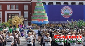 Суханронии Сарвари давлат муҳтарам Эмомалӣ Раҳмон дар маросими «Корвони наврӯзӣ»